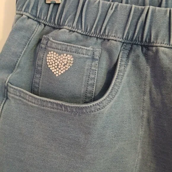 Quacker Factory Women's Dream Jean's Pull On Jogger Style SZ M NWT - Picture 11 of 11